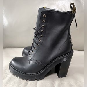Dr. Martens KENDRA Heeled Leather Boots, UK 5, US WOMENS 7. New without box